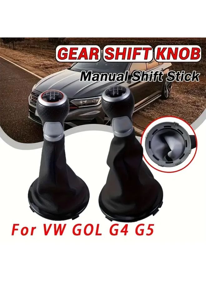 مقبض ناقل الحركة من Black Ring وغطاء مسند القدم لفولكس فاجن جول فوياج سافيرو G4 G5 2014 2019 - Image 1